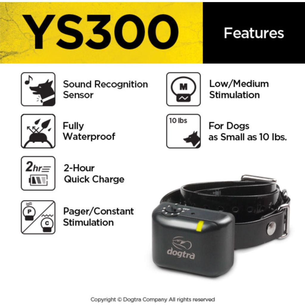 Dogtra YS 300 No Bark Collar