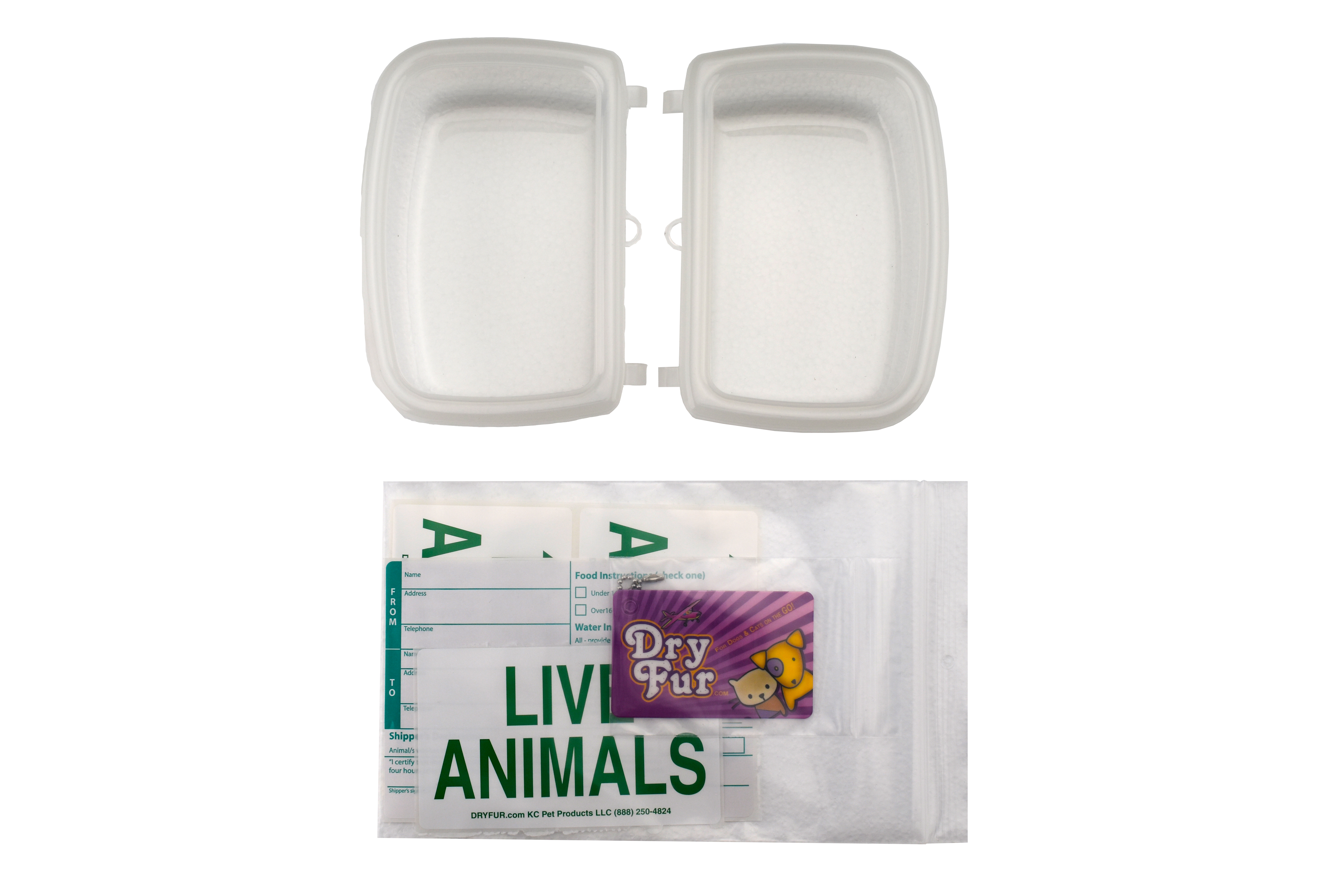 Airline Label and Bowl Kit Airline Label and Bowl Kit